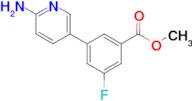 Methyl 3-(6-aminopyridin-3-yl)-5-fluorobenzoate