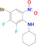 4-Bromo-N-cyclohexyl-2,3-difluoro-6-nitroaniline