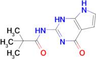 2,2-dimethyl-N-{4-oxo-1H,4H,7H-pyrrolo[2,3-d]pyrimidin-2-yl}propanamide