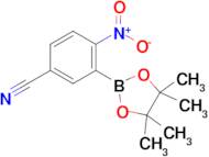 4-Nitro-3-(4,4,5,5-tetramethyl-1,3,2-dioxaborolan-2-yl)benzonitrile