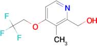 (3-Methyl-4-(2,2,2-trifluoroethoxy)pyridin-2-yl)methanol
