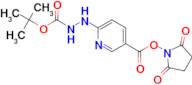 2,5-Dioxopyrrolidin-1-yl 6-(2-(tert-butoxycarbonyl)hydrazinyl)nicotinate