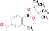3-Methyl-4-(4,4,5,5-tetramethyl-1,3,2-dioxaborolan-2-yl)benzaldehyde