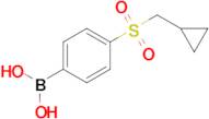 (4-((Cyclopropylmethyl)sulfonyl)phenyl)boronic acid