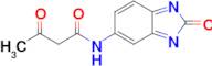 3-Oxo-N-(2-oxo-2H-benzo[d]imidazol-5-yl)butanamide