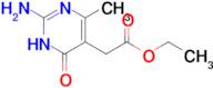 Ethyl (2-amino-4-hydroxy-6-methyl-5-pyrimidinyl)acetate