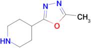 2-Methyl-5-(piperidin-4-yl)-1,3,4-oxadiazole