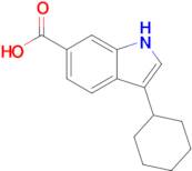 3-Cyclohexylindole-6-carboxylic acid