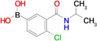 4-Chloro-3-(isopropylcarbamoyl)phenylboronic acid