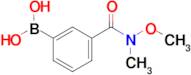 3-(N,O-Dimethylhydroxylaminocarbonyl)phenylboronic acid