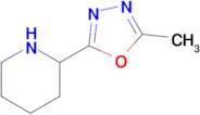 2-Methyl-5-(piperidin-2-yl)-1,3,4-oxadiazole