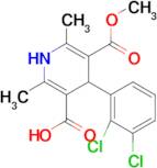 4-(2,3-Dichlorophenyl)-5-(methoxycarbonyl)-2,6-dimethyl-1,4-dihydropyridine-3-carboxylic acid