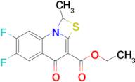 Ethyl 6,7-difluoro-1-methyl-4-oxo-1,4-dihydro-[1,3]thiazeto[3,2-a]quinoline-3-carboxylate