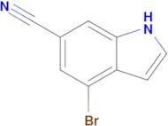 4-Bromo-1H-indole-6-carbonitrile