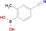 (4-Cyano-2-methylphenyl)boronic acid
