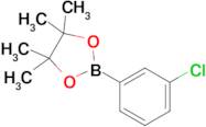 2-(3-Chlorophenyl)-4,4,5,5-tetramethyl-1,3,2-dioxaborolane