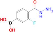 (3-Fluoro-4-(hydrazinecarbonyl)phenyl)boronic acid