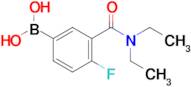 (3-(Diethylcarbamoyl)-4-fluorophenyl)boronic acid