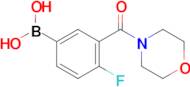 (4-Fluoro-3-(morpholine-4-carbonyl)phenyl)boronic acid