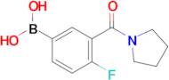 (4-Fluoro-3-(pyrrolidine-1-carbonyl)phenyl)boronic acid