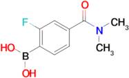 (4-(Dimethylcarbamoyl)-2-fluorophenyl)boronic acid