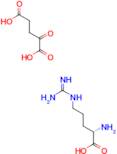 (S)-2-Amino-5-guanidinopentanoic acid 2-oxopentanedioic acid (1:1)