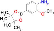 2-Methoxy-4-(4,4,5,5-tetramethyl-1,3,2-dioxaborolan-2-yl)aniline