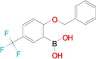 (2-(Benzyloxy)-5-(trifluoromethyl)phenyl)boronic acid