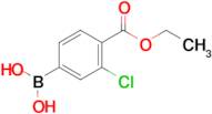 (3-Chloro-4-(ethoxycarbonyl)phenyl)boronic acid