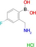 (2-(Aminomethyl)-4-fluorophenyl)boronic acid hydrochloride