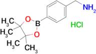 (4-(4,4,5,5-Tetramethyl-1,3,2-dioxaborolan-2-yl)phenyl)methanamine hydrochloride