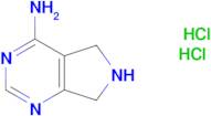 6,7-Dihydro-5H-pyrrolo[3,4-d]pyrimidin-4-amine dihydrochloride