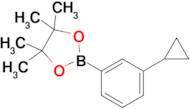 2-(3-Cyclopropylphenyl)-4,4,5,5-tetramethyl-1,3,2-dioxaborolane