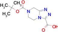 7-(tert-Butoxycarbonyl)-5,6,7,8-tetrahydro-[1,2,4]triazolo[4,3-a]pyrazine-3-carboxylic acid