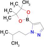 1-(3-Methylbutyl)-5-(4,4,5,5-tetramethyl-1,3,2-dioxaborolan-2-yl)-1H-pyrazole