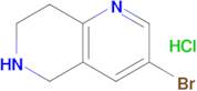 3-Bromo-5,6,7,8-tetrahydro-1,6-naphthyridine hydrochloride