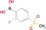 2-Fluoro-4-(methylsulfonyl)phenylboronic acid