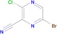 6-Bromo-3-chloropyrazine-2-carbonitrile