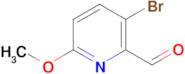 3-Bromo-6-methoxypicolinaldehyde