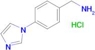 (4-(1H-Imidazol-1-yl)phenyl)methanamine hydrochloride