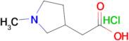 2-(1-Methylpyrrolidin-3-yl)acetic acid hydrochloride