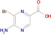 2-Amino-3-bromopyrazine-5-carboxylic acid