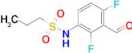 N-(2,4-Difluoro-3-formylphenyl)propane-1-sulfonamide