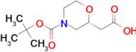 (R)-N-Boc-Morpholine-2-acetic acid