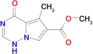 Methyl 5-methyl-4-oxo-3,4-dihydropyrrolo[2,1-f][1,2,4]triazine-6-carboxylate