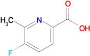 5-Fluoro-6-methylpyridine-2-carboxylic acid
