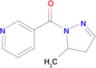 (5-Methyl-4,5-dihydro-1H-pyrazol-1-yl)(pyridin-3-yl)methanone