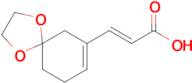 (E)-3-(1,4-Dioxaspiro[4.5]dec-7-en-7-yl)acrylic acid