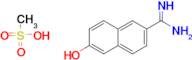6-Hydroxy-2-naphthimidamide methanesulfonate salt