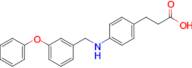 3-(4-((3-Phenoxybenzyl)amino)phenyl)propanoic acid